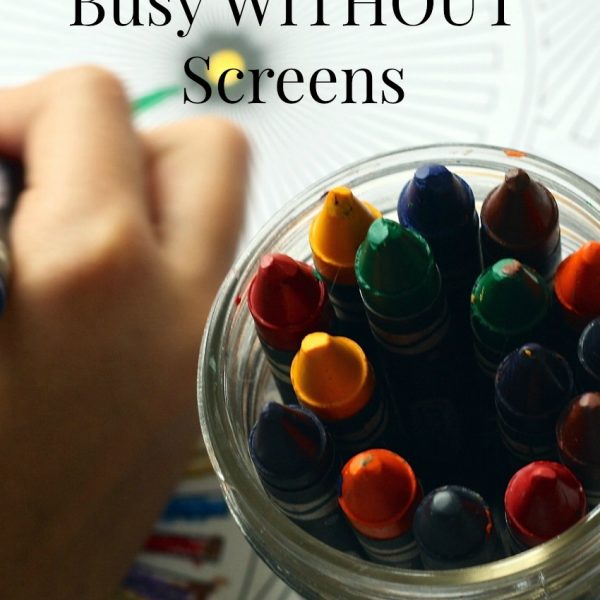 Keep Preschoolers Busy WITHOUT Screens