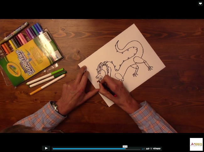 ArtAchieve Dragon Lesson Level I Video Screenshot