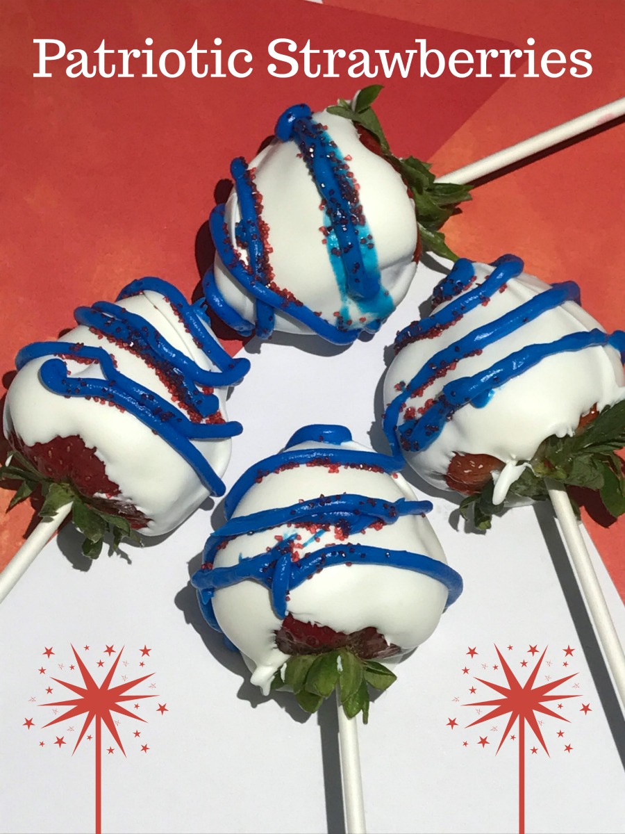 Patriotic Strawberries - A Quick and Easy Sweet Treat