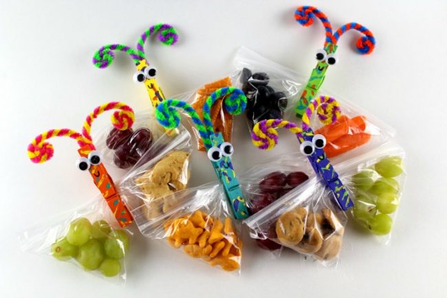 Butterfly Snack Bag - Perfect for School Lunches and after school snacks