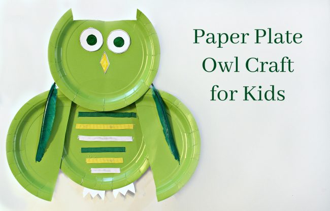 Paper Plate Owl Craft - Real And Quirky