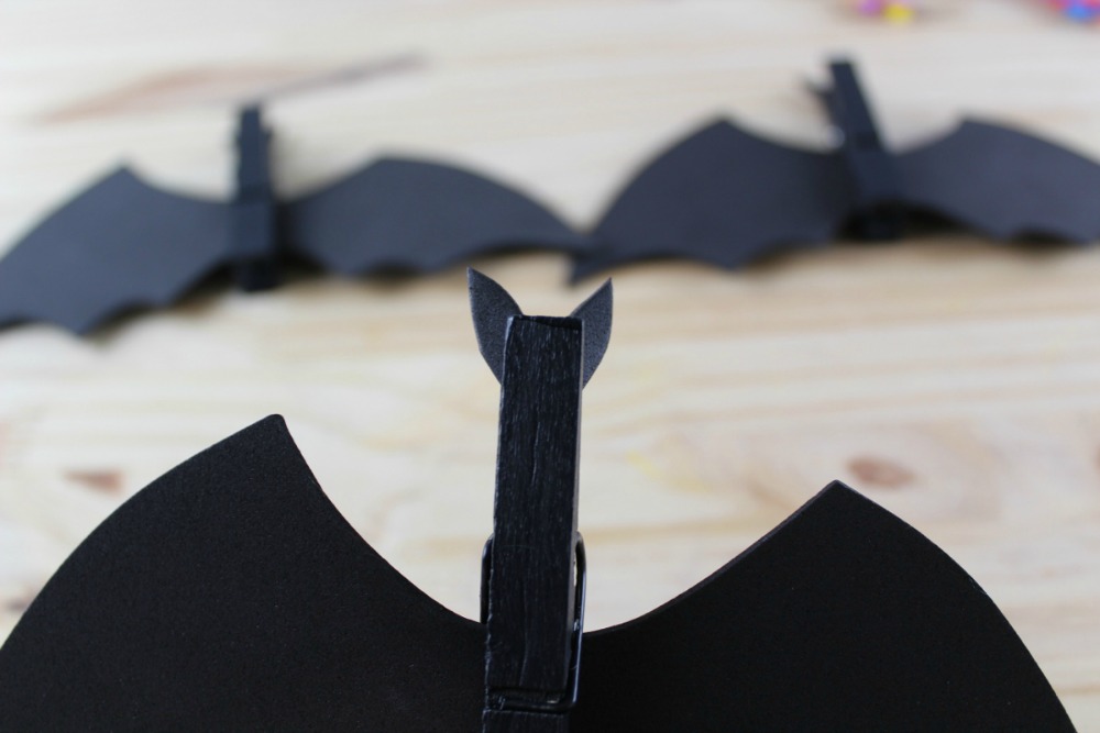 Spooky Bat Clothespin Magnets - Bat Ears On - as seen on RealandQuirky.com