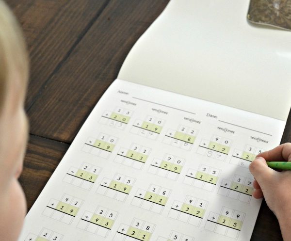 One Page a Day: Double Digit Math Problem Workbook (Review)