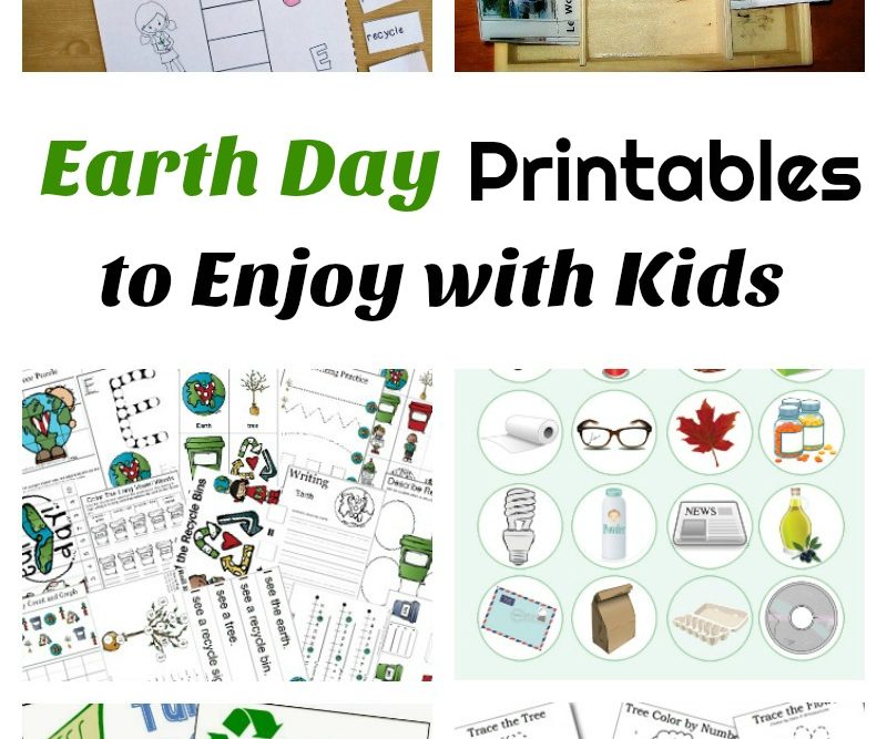 Earth Day Printables to Enjoy with Kids