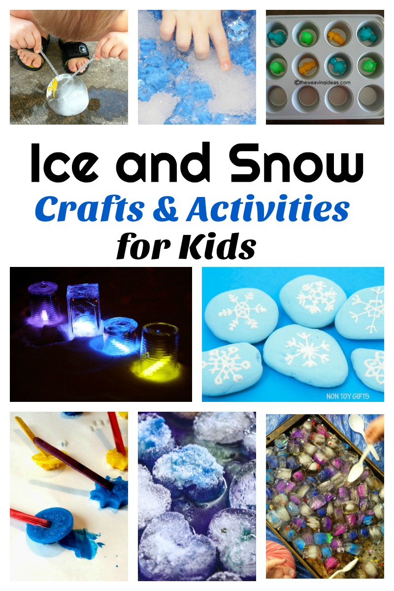 Ice and Snow Crafts and Activities for Kids