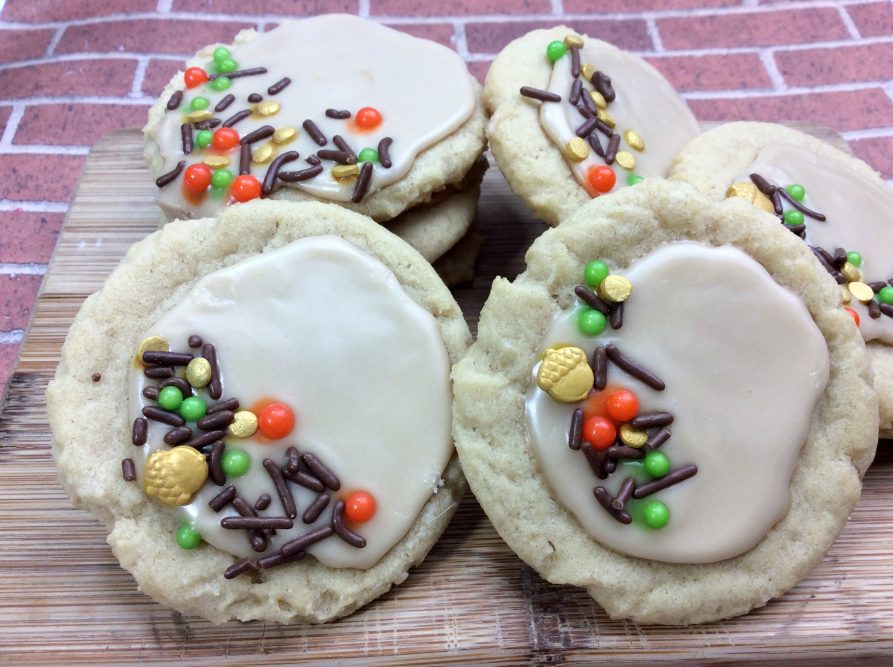 Iced Maple Sugar Cookies - A Dessert perfect for fall