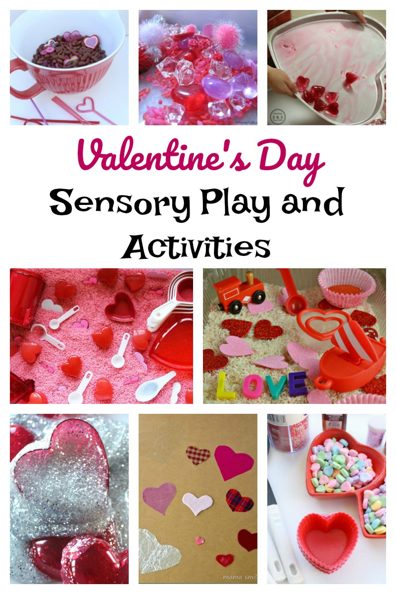 Valentine's Day Sensory Play and Activities