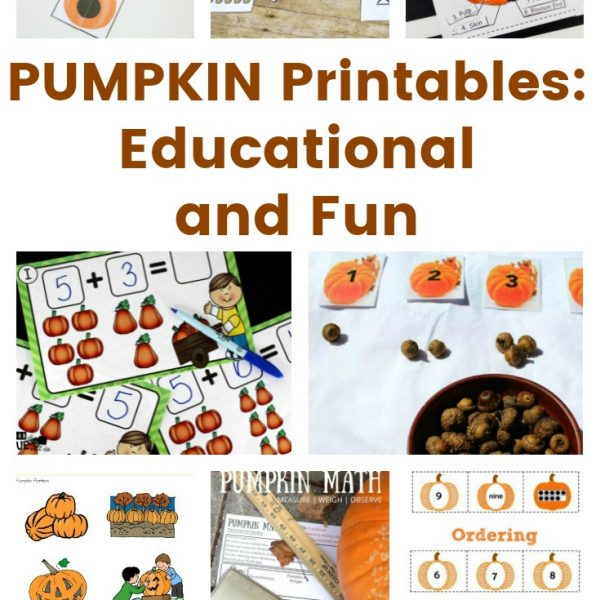 PUMPKIN Printables – Educational and Fun