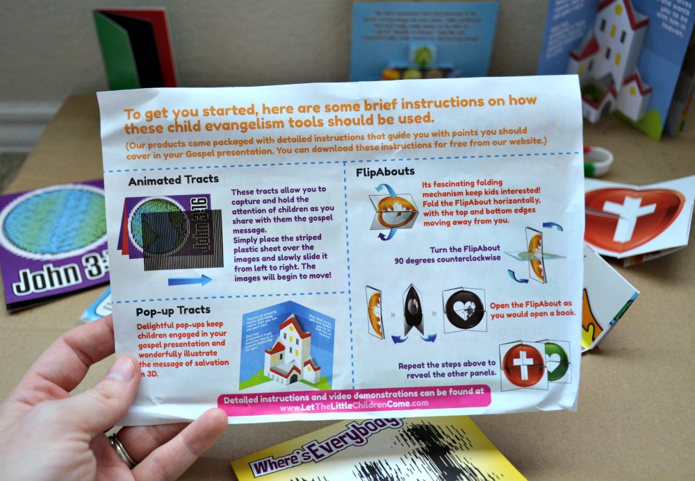Unique Evangelism Tracts and Handouts - FlipAbouts Animated Tracts and Pop-up Tracts