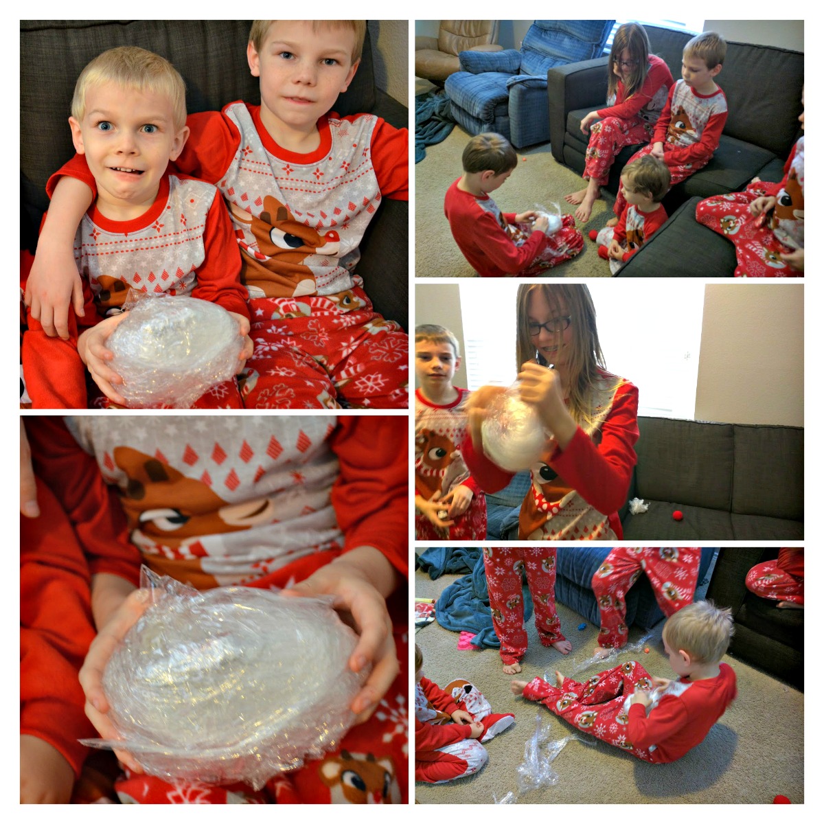9 Christmas Traditions to Start THIS Year - Saran Wrap Ball