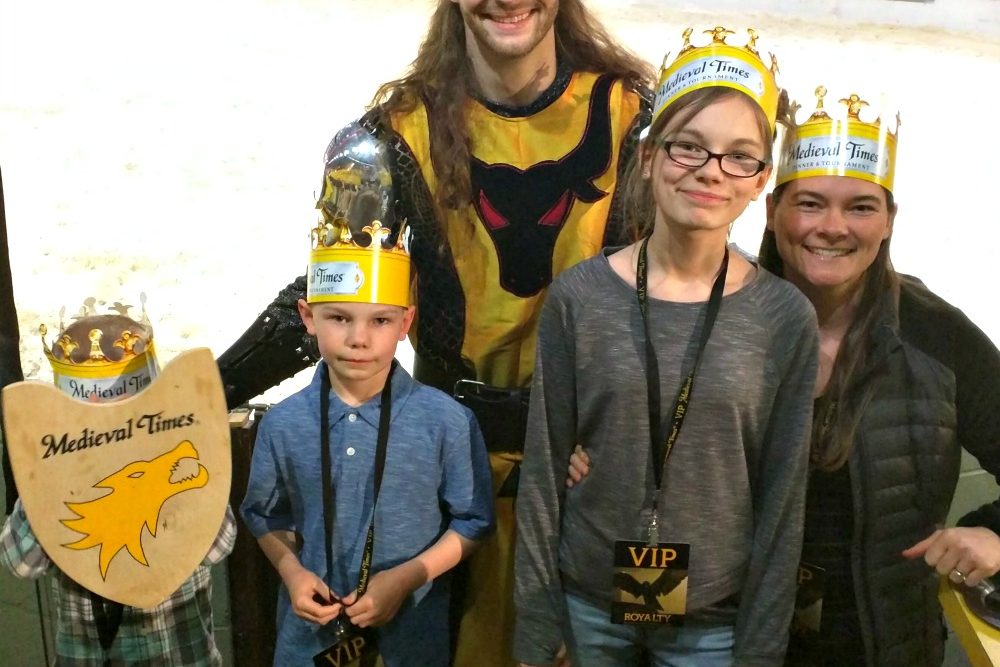 Medieval Times Dallas Castle Meeting the Yellow Knight