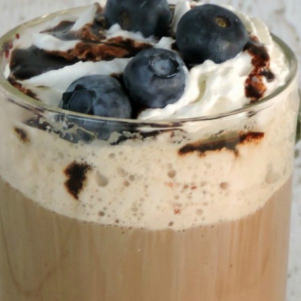 Blueberry Mocha with Espresso or Coffee
