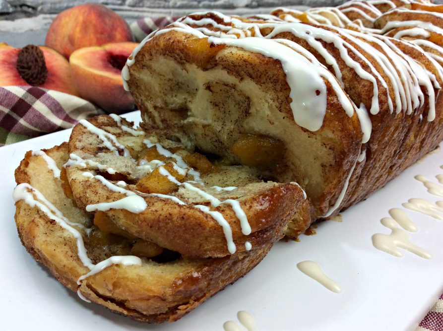 Quick Peach Pull Apart Bread Recipe
