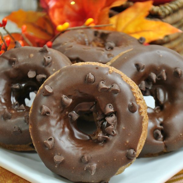 Homemade Apple Chocolate Chip Donuts