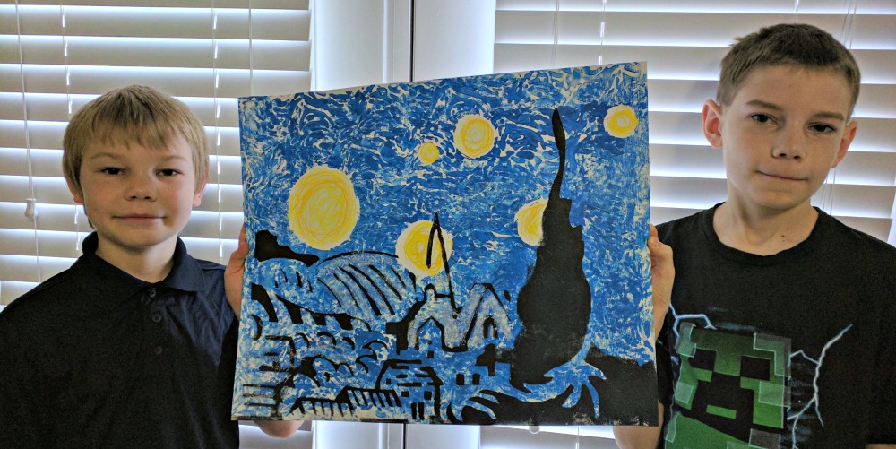The Starry Night Art Kit Review from Master Kitz - Real And Quirky