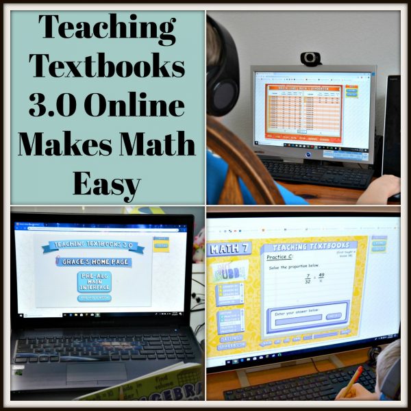Teaching Textbooks 3.0 Online Makes Math Easy