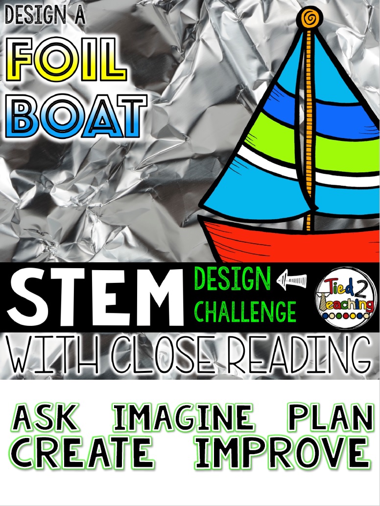 Tied 2 Teaching STEM Design Challenge - Design a Foil Boat