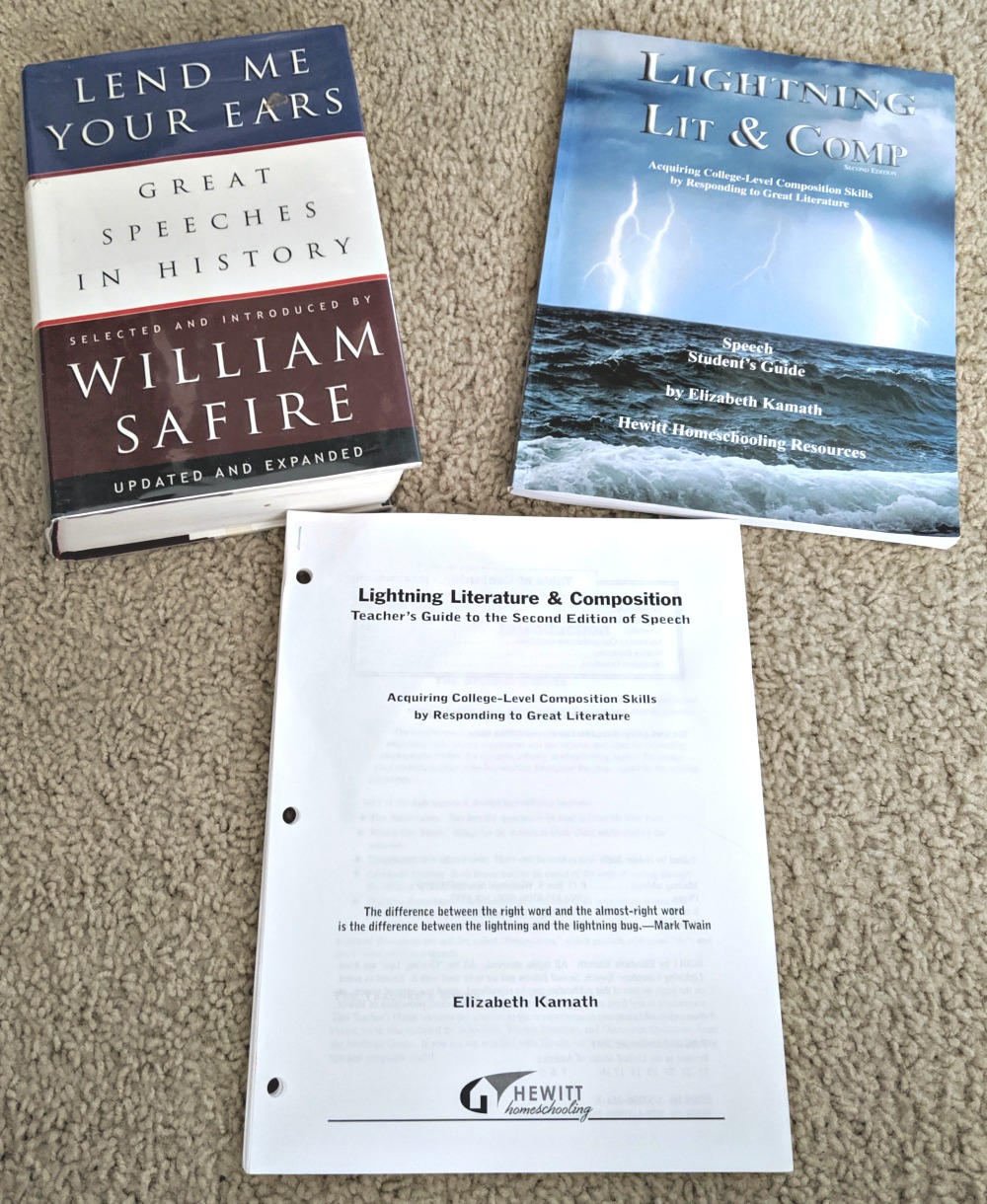 Lightning Literature and Composition - Speech - by Hewitt Homeschooling