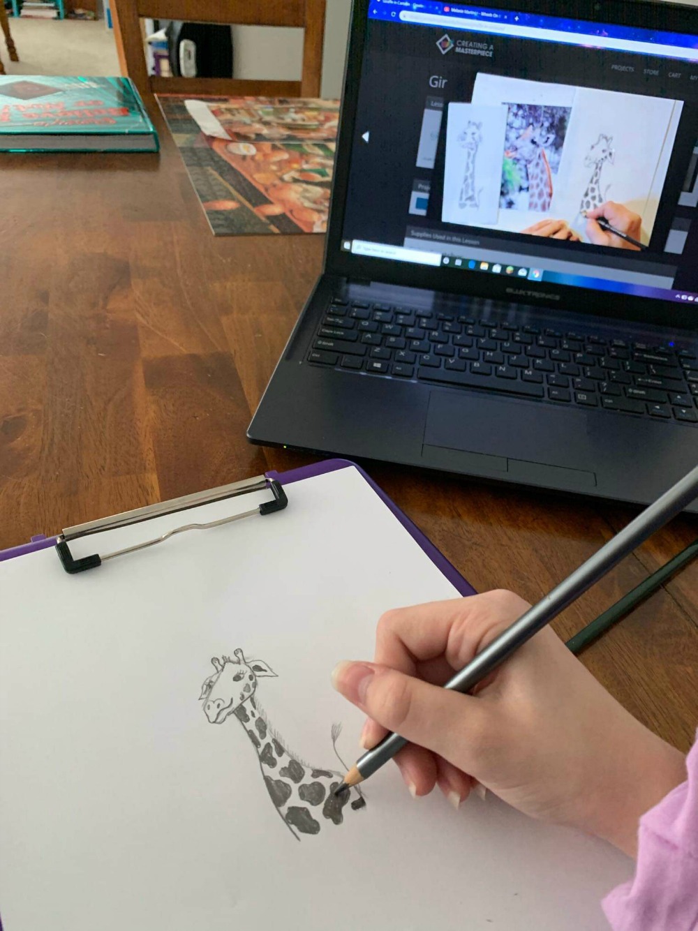 Creating a Masterpiece Drawing Program - Giraffe in Cartoon Video