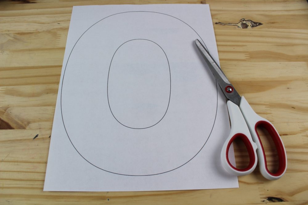 Letter O Craft - O is for Owl Supplies O Template