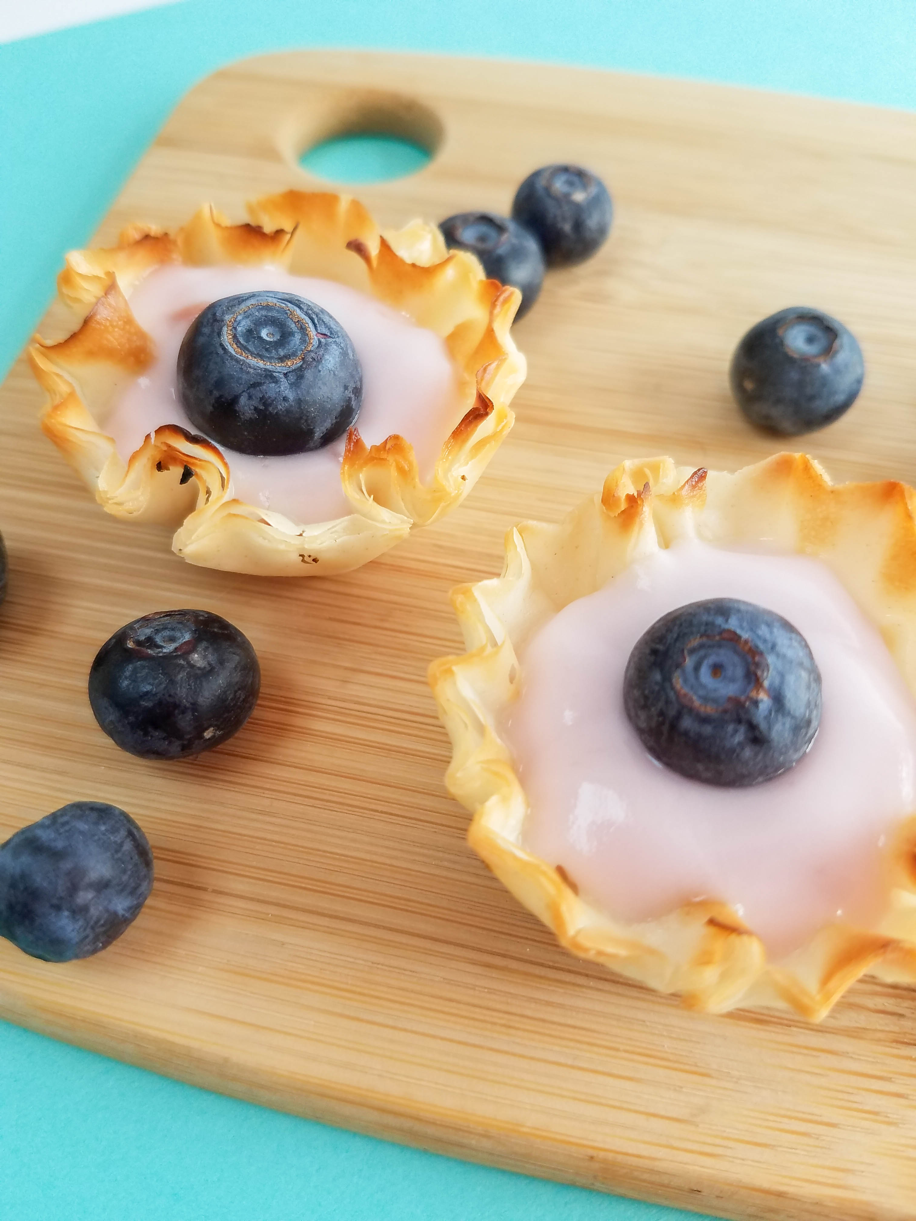 Blueberry Yogurt Tarts Recipe